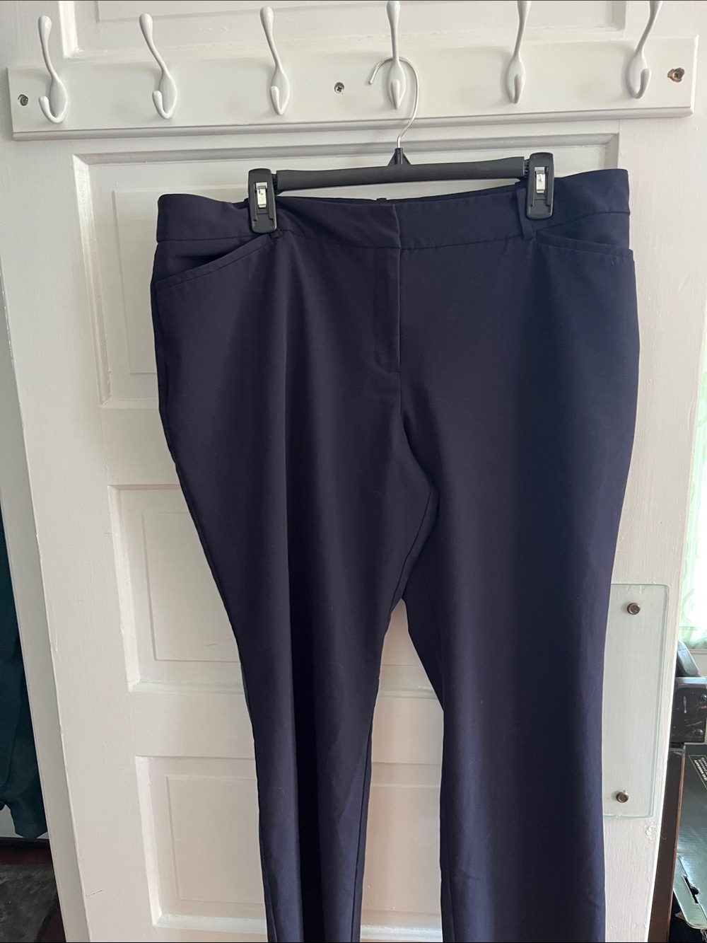 Worthington Navy Straight-Leg Trousers